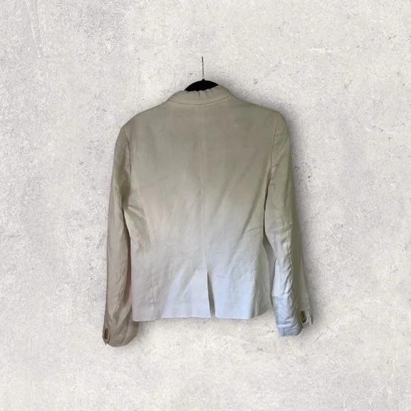 J. Crew White Linen Blazer - Picture 2 of 3
